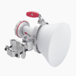 Antena asimétrica de 30° (30°H 20°V) 20.5 dBi tipo cuerno 5180-6000 MHz sin pérdidas ni lóbulos