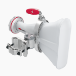 Antena asimétrica de 60° (60°H 25°V) 17 dBi tipo cuerno 5180-6000 MHz para WISP y conexiones sin ruido ni lóbulos