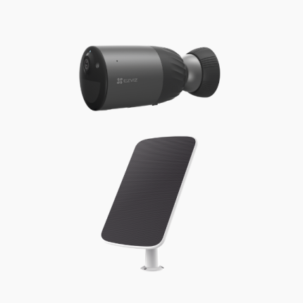 (CS-BC1C/K) Kit de Camara de Batería Recargable (No Cables) / WiFi / Memoria Interna de 32 GB / Incluye 1 pieza de CS-BC1C y 1 Pieza de CS-CMT-SOLARPANEL-C