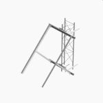 (SS-PBL-V5) Montaje para Panel Solar de Poste o Torre Galvanizado Electrolítico (Ver Compatibilidad). - Image 3