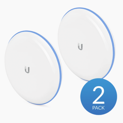 (UBB) Kit UniFi Building Bridge de 1+ Gbps en 60 GHz con radio redundante en 5 GHz, alcance de hasta 500 m