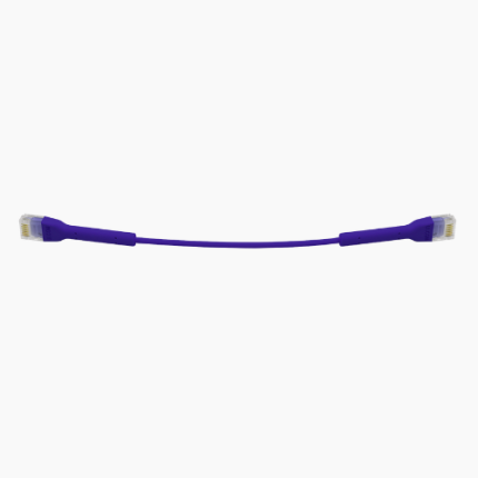 (UC-PATCH-RJ45-BL) UniFi Ethernet Patch Cable Cat6 de 22 cm, color azul