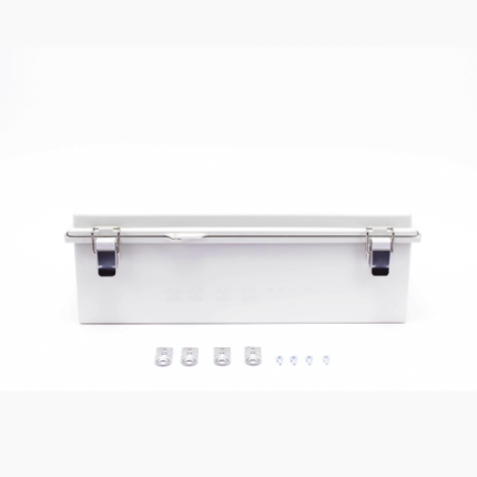 (PST-3546-16E) Gabinete de Plástico ABS, Uso en Intemperie IP66 (350 x 460 x 160 mm) Cierre por Broche Inoxidable.
